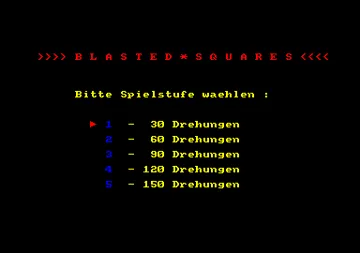 Blasted Squares (G) (1988) [Schneider Magazin] screen shot title